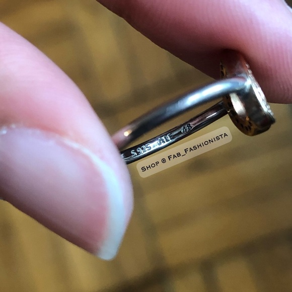 Pandora 14K & sterling silver ring - Picture 8 of 12